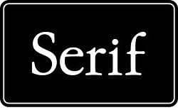 Serif logo