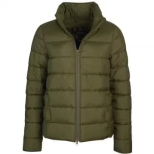 Barbour Womens Hinton Quilted Jacket Olive 10