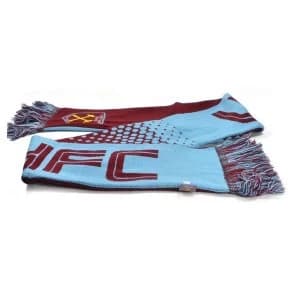 West Ham Jacquard Fade Design Scarf