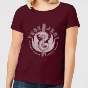 Star Wars The Rise Of Skywalker True Jedi Womens T-Shirt - Burgundy - L