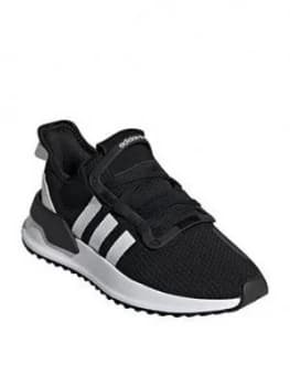 adidas Originals U_Path Junior Trainers - Black/White, Size 4