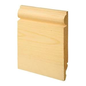 Wickes Dual Purpose TorusOgee Pine Skirting 19 x 167 x 2400mm Pack 4