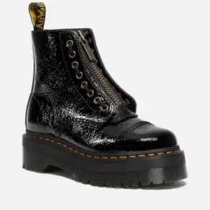 Dr. Martens Womens Sinclair Patent-Leather Boots - UK 4