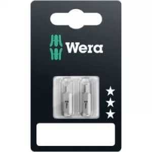 Wera 800/1 Z Set SiS Slot drive bit 5.5 mm, 6.5mm Tool steel alloyed, hardened D 6.3 2 pc(s)