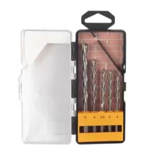 Jcb Mixed Masonry Drill Bit Set, 5 Pieces