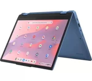 Lenovo IdeaPad Flex 3 12.2" 2 in 1 Chromebook - Intel N100, 64GB eMMC, Blue