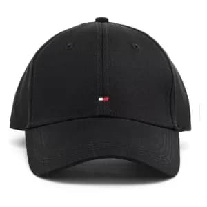 Tommy Hilfiger Mens Classic Cap - Flag Black