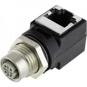 Sensor actuator splitteradapter M12 Socket right angle No. of