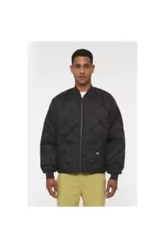 Diamond Quilted Nylon Jacket