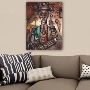 422670268_70100 Multicolor Decorative Canvas Painting