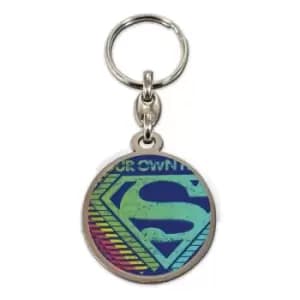 DC Comics Metal Keychain Superman Logo 7 cm
