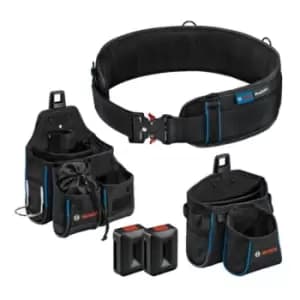 Bosch ProClick Tool Belt 93 s/m + gwt 2 gwt 4 Tool Pouch + 2 x ProClick Holders