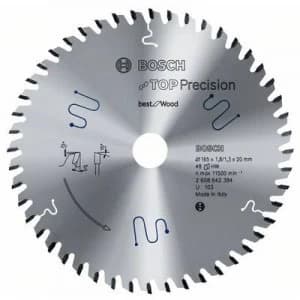 Bosch Accessories Top Precision 2608642386 Circular saw blade 165 x 20 x 1.8mm Number of cogs: 32