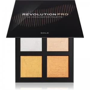 Revolution Pro 4K Highlighter Palette Gold