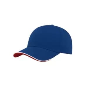 Atlantis Zoom Piping Sandwich Sports 6 Panel Contrast Baseball Cap (One Size) (Royal)