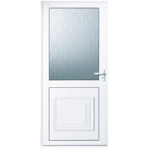 Wickes Tyne Aluminium Door Glazed 1981 x 762mm Left Hand Hung