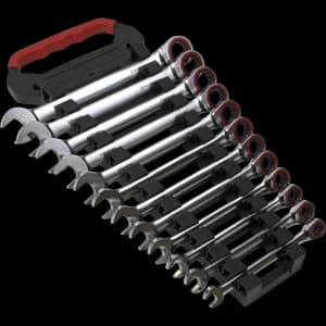 Sealey 12 Piece Ratchet Combination Spanner Set