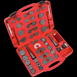 Sealey 52 Piece Brake Piston Wind Back Tool Kit