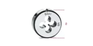 Beta Tools 441 Chrome-Steel Fine Pitch Metric Thread Die M6 x 0.75mm Ø: 25.4mm