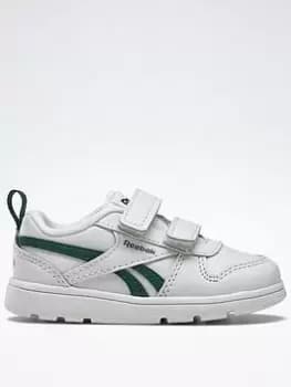 Reebok Royal Prime 2 Alt Shoes, White/Green, Size 6.5 Younger