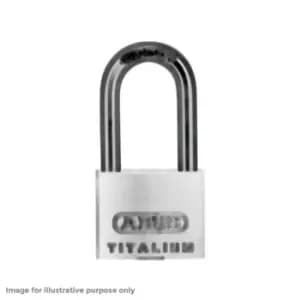 Abus 64TI/40mm Titalium Padlock 63mm Long Shackle Carded ABU64TI4063C