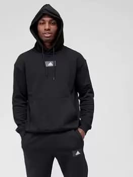 adidas Feel Vivid Hoodie - Black, Size L, Men