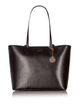 DKNY Sutton Chain Large Shoulder Tote Black