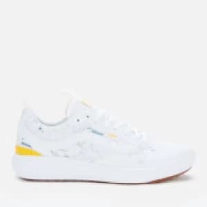Vans X National Geographic Womens Ultrarange Exo Trainers - White/Yellow - UK 3