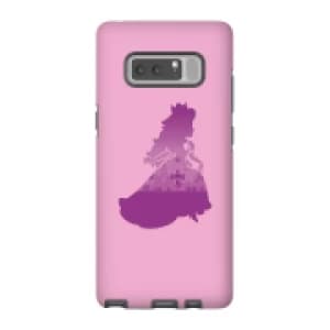 Nintendo Super Mario Peach Silhouette Phone Case - Samsung Note 8 - Tough Case - Gloss