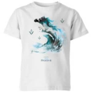 Frozen 2 Nokk Water Silhouette Kids T-Shirt - White - 11-12 Years