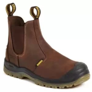 DEWALT Mens Leather Safety Boots (10 UK) (Brown) - Brown