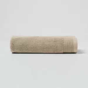 HOMESCAPES Taupe 100% Combed Egyptian Cotton Bath Towel 700 GSM - Taupe