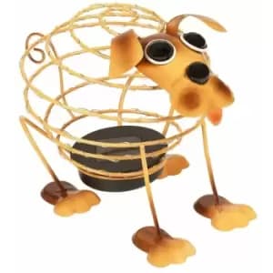 GardenKraft 14940 Solar Powered Light Up Dog Garden Feature