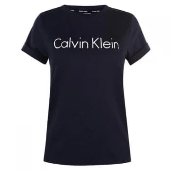 Calvin Klein Short Sleeve Logo T Shirt - SHORELINE