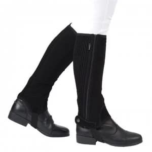Dublin Easy Care Child Half Chaps II - Black