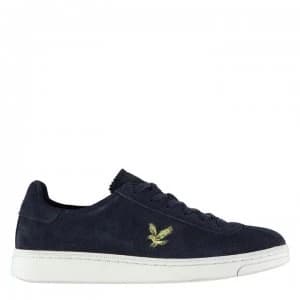 Lyle and Scott Cooper Trainers - Navy Suede