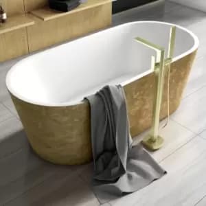 Luxury Elementa Freestanding Bath 1495x745 - Gold
