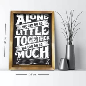 3550AHS-045 Multicolor Decorative Framed MDF Painting