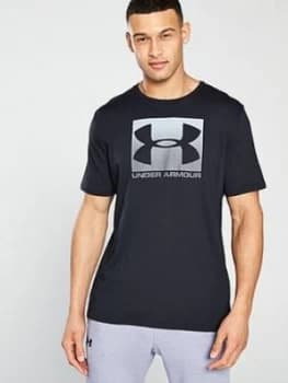 Urban Armor Gear Sportstyle Boxed Logo T-Shirt - Black/Grey Size M Men