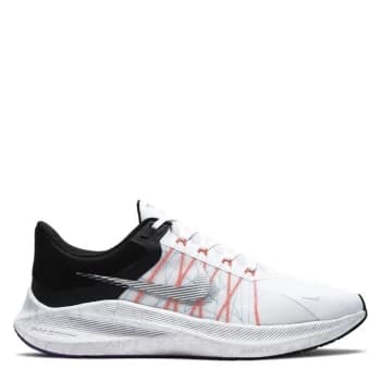 Nike Winflo 8 Mens Running Shoes - White/Silver