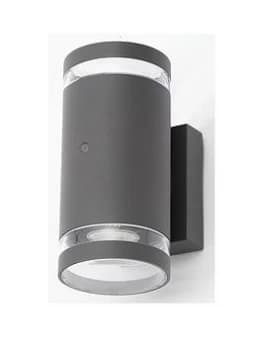 Merton 2 Light Up And Down Wall Light - Anthracite