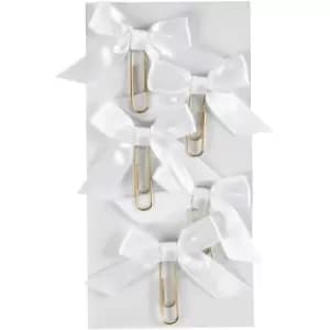 Metal Paperclips White