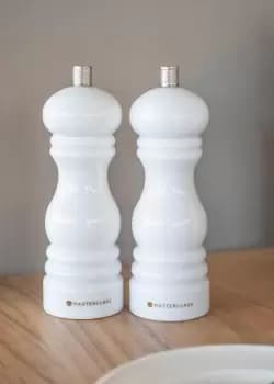 Salt or Pepper Mill (17cm) - White
