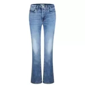 GOOD AMERICAN Good Classic Bootcut Jeans - Blue