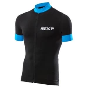 SIXS Bike 3 Short Sleeve Jersey Black/Blue Small
