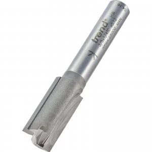 Trend Professional Two Flute Straight Router Cutter 9mm 19mm 1/4"