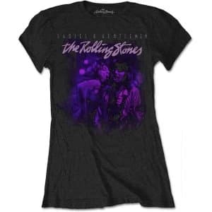 The Rolling Stones - Mick & Keith Together Womens Medium T-Shirt - Black
