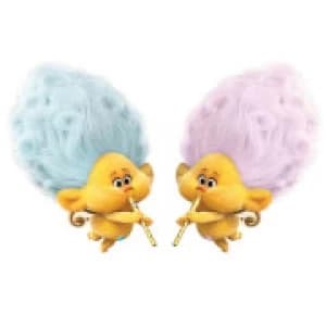Trolls World Tour Cherub Blue & Pink Mini Sized Cardboard Cut Out's