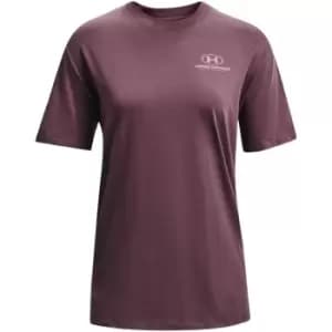 Under Armour Oversized Graphic T Shirt Womens - Purple