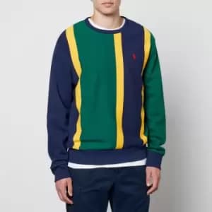 Polo Ralph Lauren Mens Seasonal Fleece Colourblock Hoodie - New Forest Multi - M